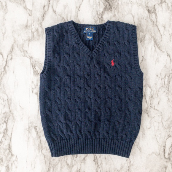 POLO Ralph Lauren navy blue Vest - Picture 1 of 3